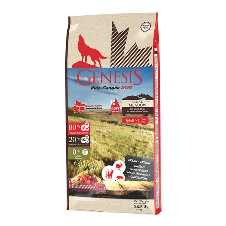 Genesis Pure Canada Broad Meadow Soft полувлажный корм для взрослых собак с говядиной, мясом косули и дикого кабана Основное Превью