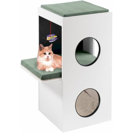 Спально-игровой комплекс Ferplast Blanco для кошек 40x55x80 см Основное Превью